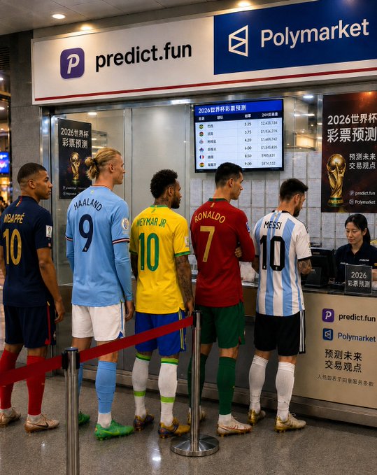 The image shows a group of people standing around a ticket booth at an airport, likely preparing for or just leaving from a soccer event. The group consists of five men wearing different colored jerseys - blue, yellow, green, red, and white. They are all waiting in line to purchase tickets for the upcoming World Cup.

The post about the World Cup Lottery Shop also mentions that these platforms have clear advantages over traditional lotteries and betting companies. The main advantage is their ability to process online applications quickly, which allows them to sell tickets faster than traditional methods. Additionally, they can offer a wider range of games and prizes compared to traditional lotteries, making it more appealing for players who want to try their luck at the World Cup Lottery Shop.