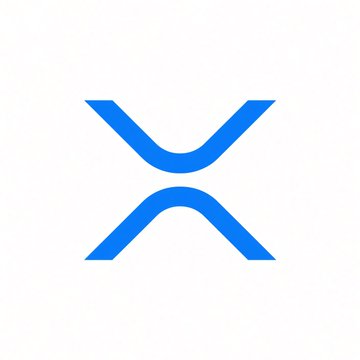 A blue XRP logo (the cryptocurrency's stylized "X" symbol) is displayed on a light background, representing the digital asset that saw combined spot ETF inflows of $14.38 million from Franklin, Canary, and Grayscale.