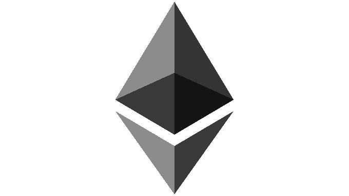 The Ethereum logo is displayed against a black background, accompanying news about spot Ethereum ETFs experiencing $70.6 million in net outflows on Friday, ending their streak of consecutive inflows.