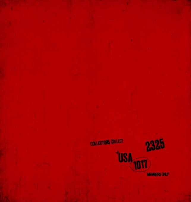 The image features a red background with black text that reads "Collections only". The text is arranged in three lines, with the first line being the most prominent. Below this, there are two smaller lines of text that read "2325" and "1077". The overall layout suggests that the image might be related to an event or gathering for a specific movie release party.
