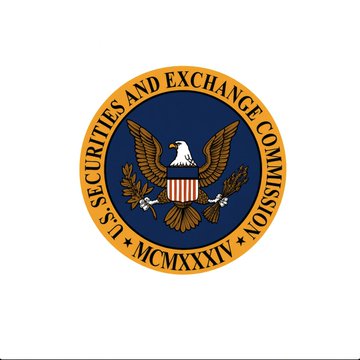 The image shows the official seal of the U.S. Securities and Exchange Commission (SEC), featuring a bald eagle, olive branch, arrows, and the inscription "U.S. SECURITIES AND EXCHANGE COMMISSION" along with the Roman numerals "MCMXXXIV" (1934). The seal visually represents the regulatory body at the center of the post's discussion about crypto firms pressuring the SEC to expedite ETF approvals while concerns over rushed launches and confidential filings are raised by major firms like Jane Street and Schwab.