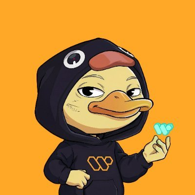 The image features a cartoon duck character wearing a hoodie, standing against an orange background. The duck has a big smile on its face as if posing for a picture or participating in some sort of campaign. The text "Quacker's adventures continue first came the quacks then came the campaigns. next comes the part everyone is waiting for... turning attention into real ownership." seems to be related to the cartoon character, possibly indicating that it has been involved in various campaigns and adventures throughout its life.