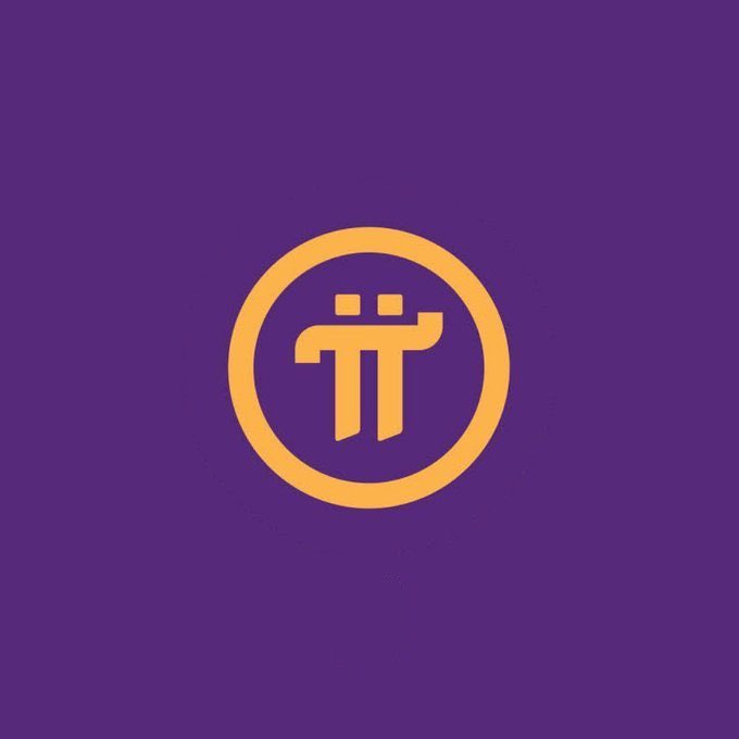 A purple background featuring an orange circular logo with a stylized pi (π) symbol in the center.