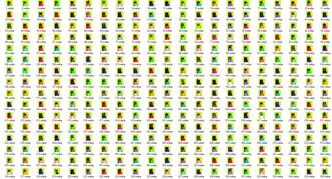 A grid displays thumbnails of simplified 3D bar charts arranged sequentially from 1.step to 336.step, illustrating a progressive visualization of data over an iterative process. The accompanying post "hottest drop of all Robinhood coming up" suggests the image likely depicts a financial or stock market drop simulation, with each step representing incremental changes.
