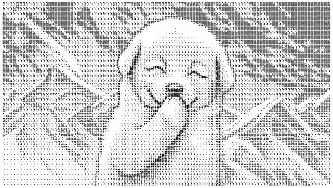 A halftone-style illustration of a smiling woman with her hand near her mouth, set against a textured background.