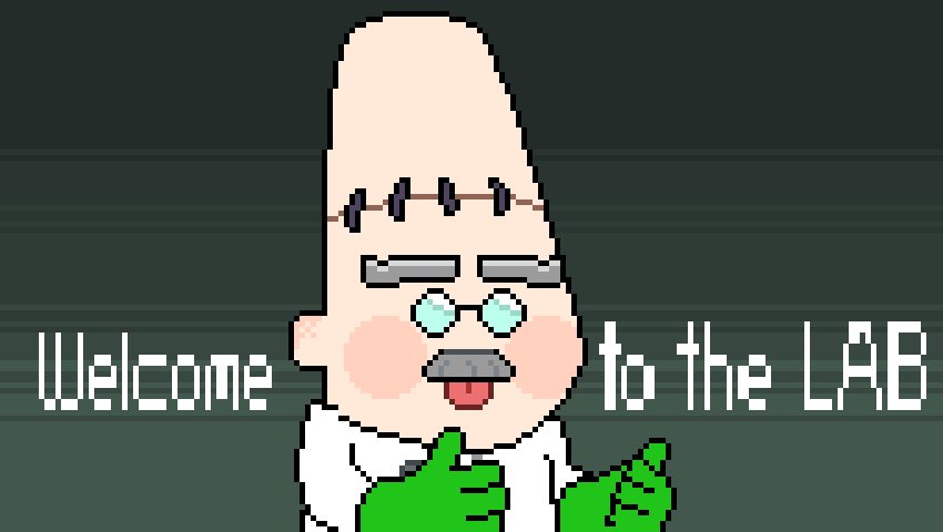 The image features a cartoon character wearing a lab coat with glasses and a green glove, giving off an impression of being a scientist or researcher. The text "Welcome to the Lab" is displayed below the character's head, indicating that this is a welcome message for those interested in science or technology. The post also mentions the importance of culture in sustaining projects like @madscientists_x and how shared experiences can contribute to the longevity of such initiatives.
