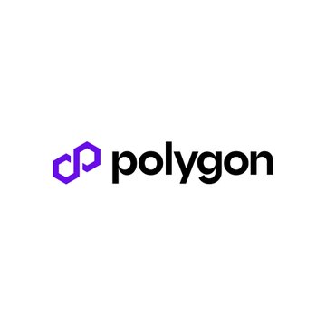 The image displays the Polygon logo, featuring a purple geometric icon alongside the wordmark "polygon" in black lowercase letters. This branding accompanies the news of Polygon Labs completing its Coinme acquisition, expanding its payments platform's regulatory reach across the US.