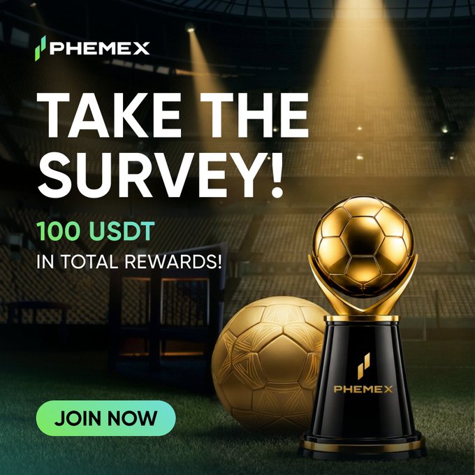 The image features a soccer ball, a trophy, and two soccer balls placed on a field with a stadium background. The text in the image reads "Take the Survey! 100 USDT Survey Giveaway! The 2026 World Cup Championship is heating up, and we want to hear your thoughts!" The post encourages users to participate by entering their feedback or ideas related to the survey.