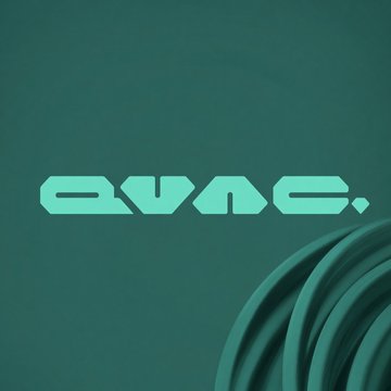 The image features the "AVNC." logo displayed in a futuristic mint green font against a dark teal background, with a coiled cable design in the lower right corner. The image does not directly relate to the post about Tether's Genesis III dataset and AI model benchmark testing, as no AI or Tether branding is visible.