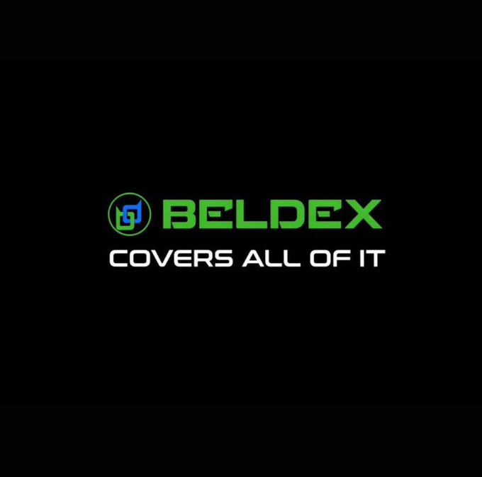 The image displays the Beldex logo in green with its tagline "COVERS ALL OF IT" on a black background, reinforcing the post's message about how Beldex addresses privacy concerns across multiple layers—not just encryption, transactions, or routing, but the entire privacy ecosystem.