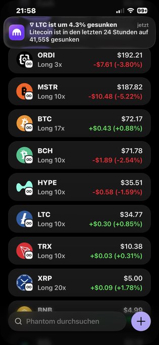 The image shows a phone screen displaying various icons, including symbols for different cryptocurrency exchanges such as Bitcoin, Litecoin, Ripple, and others. The icons are arranged in a vertical line, with each symbol representing a specific type of cryptocurrency exchange or service. The text on the screen indicates that there is a discussion about these exchanges, possibly related to their performance or market trends.