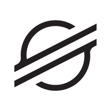 A stylized black-and-white logo features two intersecting curved lines forming a split circular shape, representing the Stellar cryptocurrency network. The accompanying post discusses how developers can utilize USDT0 on the Stellar blockchain for DeFi applications and improved dollar transactions in developing nations, with the logo serving as the visual brand for the @StellarOrg network being referenced.