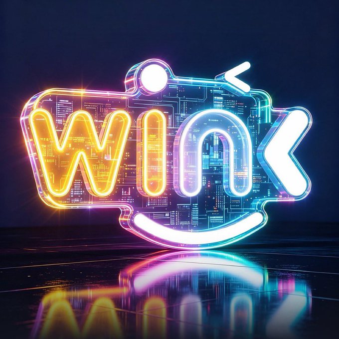 A vibrant neon-style logo spelling 'WIO' with circuit board patterns inside the letters, glowing against a dark background with a reflective surface below.