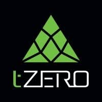 A logo on a dark background featuring a green geometric triangle design with the text 'tZERO'.