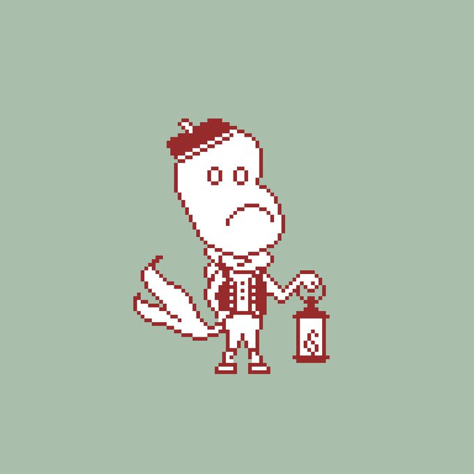 A pixel art fox character wearing a beret and suspenders holds a lantern, visually reinforcing the "Bullseye Brokers" branding by evoking the image of a lamplighter or night watchman — fitting for the post's mention of Robinhood Chain and NFT utility.