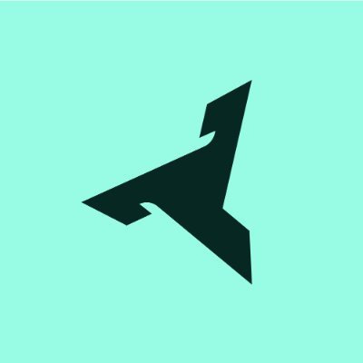 The image shows a stylized dark green arrow or paper airplane-like shape pointing downward against a light mint green background, symbolizing a downward market trend. This visual reinforces the post's message about the direction markets are heading, while promoting the $OCCAM token with its Solana contract address and DexScreener chart link.