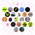 A heart-shaped arrangement of various cryptocurrency and NFT project logos, accompanied by the text "Thank you including the PEPES AND WACKIES in the snapshot," directly referencing the inclusion of the featured PEPE and other token icons in the highlighted collection.