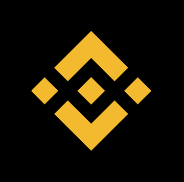 The image features the Binance logo, a gold geometric design resembling an open diamond or four-pointed star, which is associated with the cryptocurrency exchange mentioned in the post. This visual identifier ties directly to the news about Binance's gradual rollout of Mastercard access for users in Venezuela.