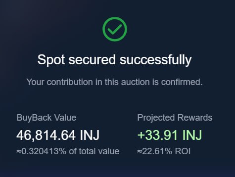 The image features a screenshot of a social media post that shows a detailed view of a successful auction. The main content of the post includes information about an auction, including the amount of money won by the buyer. There are two thumbs-up icons present in the image and a green success bell icon indicating that a transaction has been confirmed successfully.