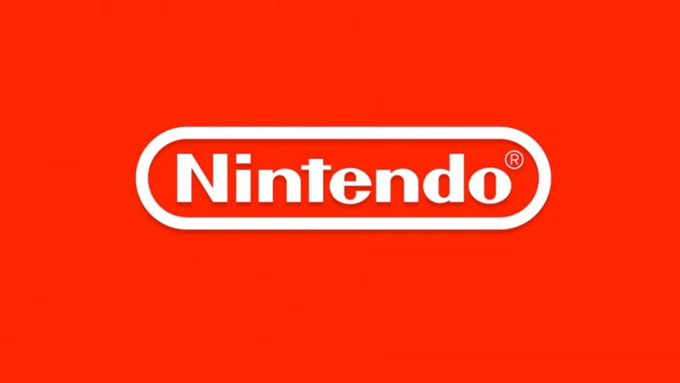 The image displays the Nintendo logo in white text within a rounded border on a bright red background. The accompanying post notes that XRP's market cap has surpassed Nintendo's, symbolically undersc Nintendo's status as a traditional gaming giant being overtaken by a digital asset.