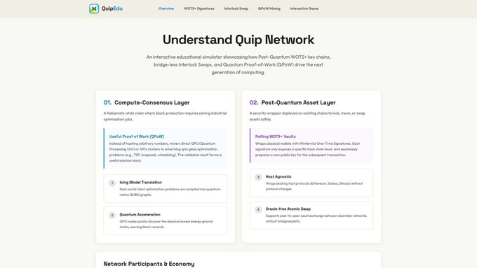 "Understanding Quip Network" has a lot of relevant information about quip network, including details such as "Quip Network" and "Understanding Quip Network". The post says that @quipnetwork won't start with firework but might begin with one well placed discovery i have been diving into. This discussion is related to the image's content since it showcases understanding of different aspects of quip network.