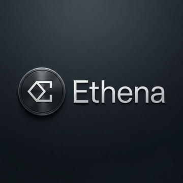The image displays the Ethena logo and name against a dark gradient background. This visual branding relates to the news by representing Ethena, the company planning to extend its USDe stablecoin's backing into equity perpetuals and expecting RWA perpetuals to surpass crypto allocations within 12–24 months.