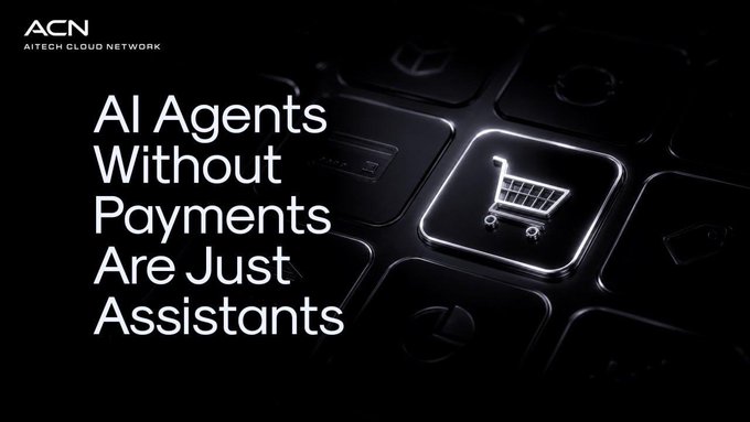 The image shows a close-up of a shopping cart with a button that says "AI Agents Without Payments Are Just Assistants!". The text above the image reads, "AI Agents Without payments are just assistants!", which suggests that AI agents can perform tasks such as answering questions and managing resources without requiring payment.

In the context of the post, it seems to be promoting an idea or concept related to AI agents in a business setting. The image could represent a visual metaphor for how AI agents can help businesses by providing assistance without the need for traditional payment methods. This can lead to cost savings and more efficient resource management for companies that adopt such AI-powered solutions.