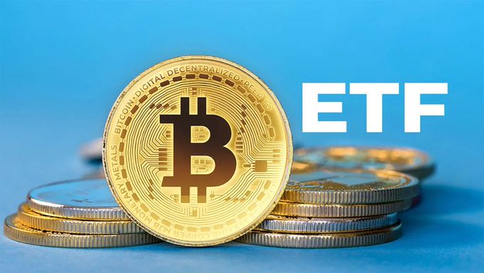 A close-up of a gold Bitcoin coin alongside the text "ETF" visually represents UBS's significant 230% increase in spot Bitcoin ETF holdings, now totaling around $90 million, as reported by WSX News. The image symbolizes the bank's growing institutional investment in cryptocurrency exchange-traded funds.