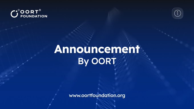 This image is an announcement from the OORT Foundation regarding the sunsetting of support for the OORT bridge (Oort BSC Ethereum). Users must bridge their OORT back to Oort Mainnet before August 14, 2026.