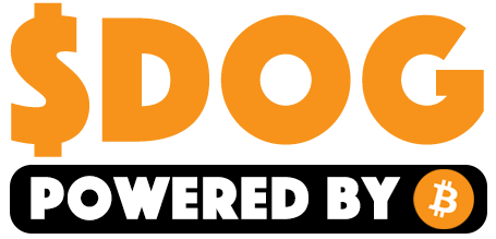 The image features an orange logo with the text "S $ dog powered by B $". The logo is set against a gray background, making it stand out prominently. Below the logo, there's a caption that reads "Hey $dog Lovers, Post a Small or large post every day for $ dog energy". This message encourages people to share their love and support for dogs through social media posts related to the dog-themed logo.