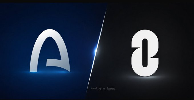 Two stylized letter logos (an 'A' in blue and an 'a' in white) separated diagonally, with the text 'sediq_u_know' at the bottom.