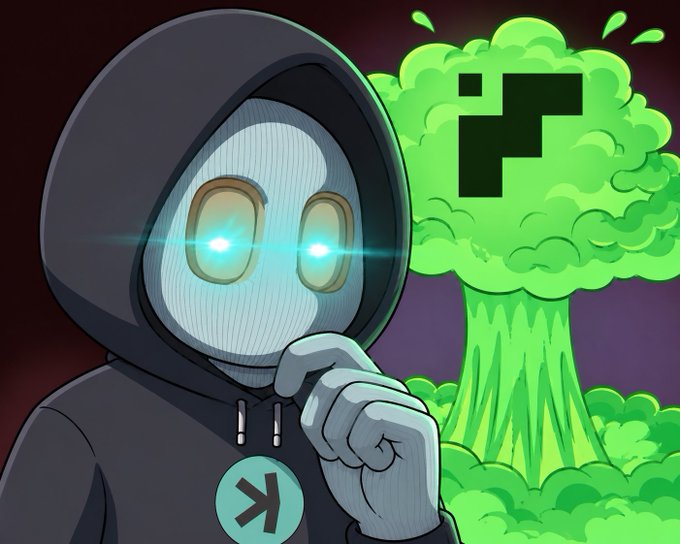 A character with glowing eyes and a hoodie stands next to a bright green explosion featuring the "Tx" logo. This image represents the user-friendly access and trusted partnership offered by TxFlow.
