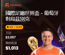 The image shows a man wearing an orange shirt, standing in front of a gold trophy against a black background with Chinese characters. The man's smiling face suggests he has won an award or a prize. There are also English-language text elements such as Chinese writing and words like "foregate" and "world cup", which indicate that the image is related to a global event, possibly related to a sports competition. The positioning of the man in front of the trophy, combined with his smile, implies he has achieved a significant accomplishment or recognition within this context.