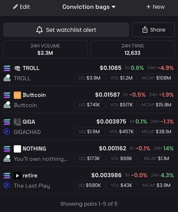 A black screen displays a list of cryptocurrency transactions, including Bitcoin, butternut, and Gigacash.