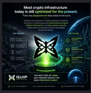 "The next era of web3 will depend heavily on @quipnetwork's design. @quipnetwork wants to build something more sustainable than the present. Their purpose is not just to optimize for the present but also anticipate future challenges, like building a reputation layer that values creator influence and community-driven development."