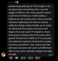 A screenshot of a tweet from @blknoiz06 discussing a trillion-dollar thesis for $ANSEM, expressing skepticism about a $1 billion target and drawing parallels between AI stocks and meme coins. The post references sidelined capital and the creator economy, suggesting bullish sentiment for $ANSEM.
