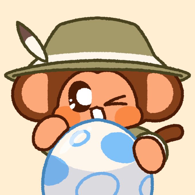 A cute cartoon illustration of a small brown character wearing a green safari hat with a feather, holding a blue and white globe with large expressive eyes.