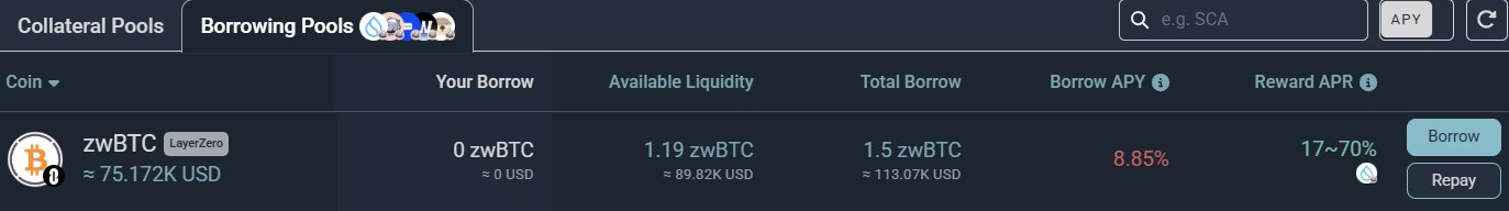 The image features an unusual situation where interest is being paid when money is lent out through a lending protocol called "Scallop." In this case, instead of paying interest, the borrower pays back the lender with additional cryptocurrency (Bitcoin). This intriguing practice challenges traditional norms and demonstrates how alternative methods can be used to exchange goods or services. It aligns with the concept discussed in the provided paragraph about earning by lending in the context of digital asset creation through mining operations.