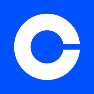 The image shows the Coinbase logo (a white stylized "C" on a blue background). It accompanies the post announcing that the $INJ mainnet migration is currently underway on Coinbase, where INJ tokens are being automatically converted from Ethereum ERC-20 to native Injective EVM format at a 1:1 ratio with no fees.
