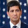 Former U.S. House Speaker Paul Ryan stands in front of an American flag, his serious expression fitting the bearish Bitcoin post's tone about the end of a bear cycle and the critical test of the 200-week moving average.