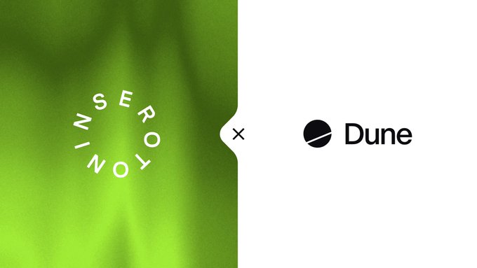 The image features a green background with white text that reads "Dune x". The text is centered, making it easy for viewers to read and understand the content displayed.