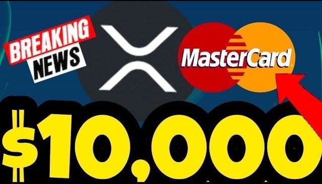 A 'BREAKING NEWS' thumbnail features the XRP and MasterCard logos with large yellow text showing '$10,000'.
