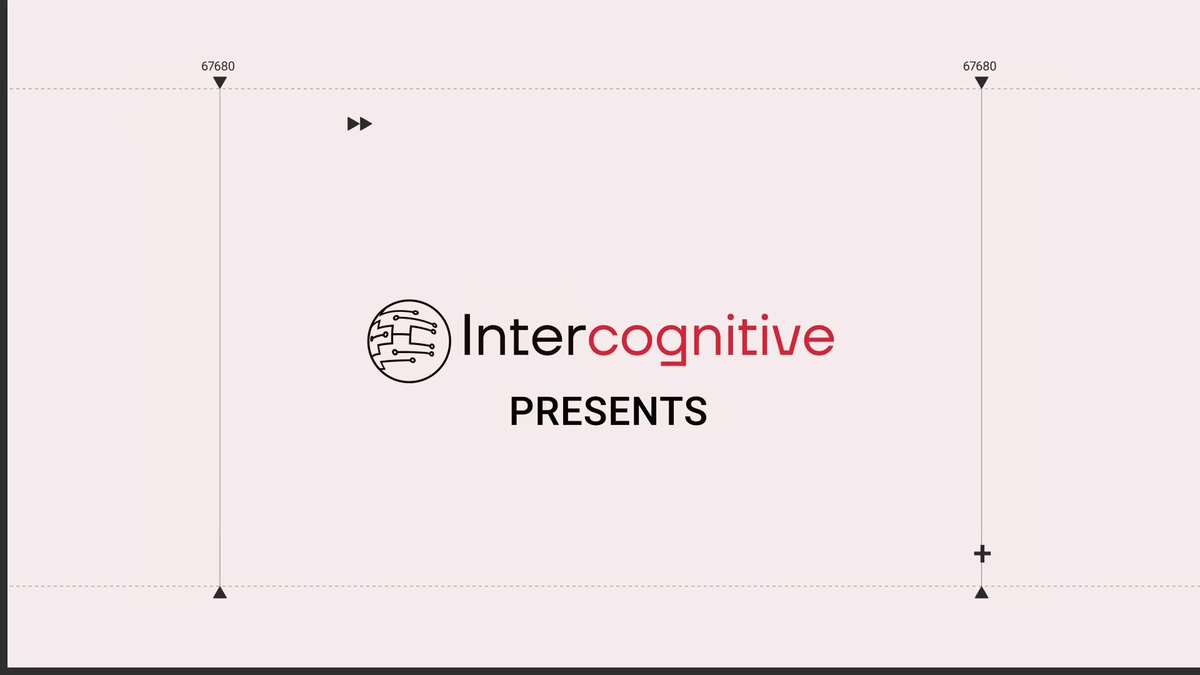 The image shows a white square with black text that reads "Interactive Presents". The text is centered within the frame, making it the main focus of the image.