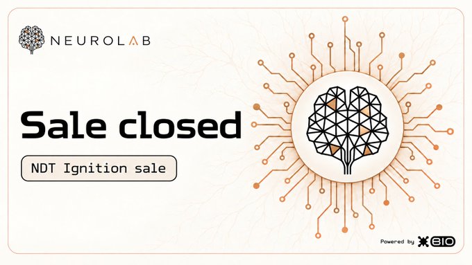 A digital banner for NeuroLab announces "Sale closed" and "NDT Ignition sale," powered by BIO.
