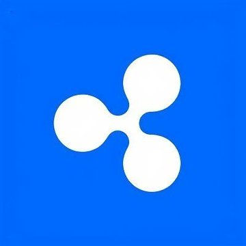 A stylized white Ripple (XRP) logo is centered on a blue background, representing the cryptocurrency company Ripple. The logo visually anchors the announcement of Ripple achieving full MiCA compliance through its newly acquired EU CASP license.