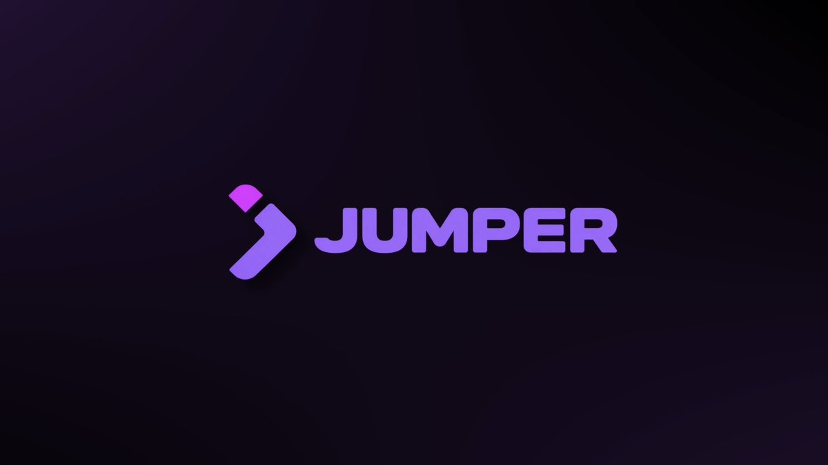 A logo for 'JUMPER' displayed in purple gradient text with a stylized arrow icon on a dark background.