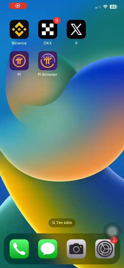 The image shows a cell phone screen with various app icons displayed, including a messaging app, a gaming app, and a social media app. The main focus of the image is an app called "Timestamps", which appears to be a photo editing or organizing tool.