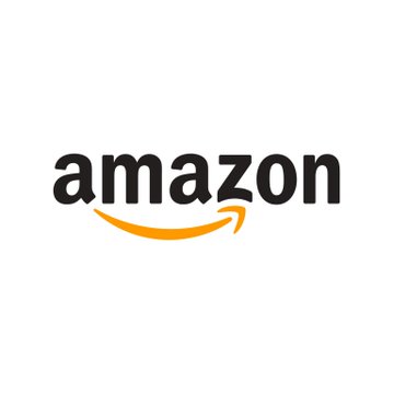 The image features the Amazon logo, consisting of the company name "amazon" in black lowercase letters with its signature orange curved arrow underneath. The logo accompanies news that Amazon plans to sell $8 billion worth of Nvidia (NVDA) chips to investors, highlighting Amazon's involvement in AI infrastructure deals.