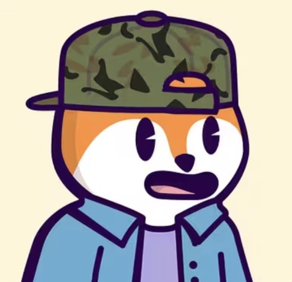 The image features a cartoon character wearing a hat, shirt, and jacket with a blue collar. The character has a surprised expression on their face as they look at the camera. The caption of the image reads "I could not possibly be back to Sol without a #SolanaNFTs #solana fam I am Fck back #how did I do?". This suggests that the post is related to the character's appearance and actions in the image, possibly discussing their backstory or the context behind the character.