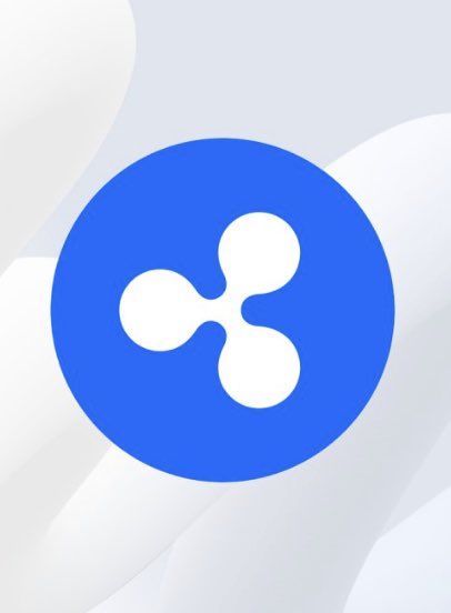 The blue circular logo of Ripple (XRP) cryptocurrency.
